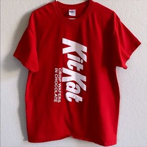 Kit Kat Chocolate Red Graphic T-Shirt